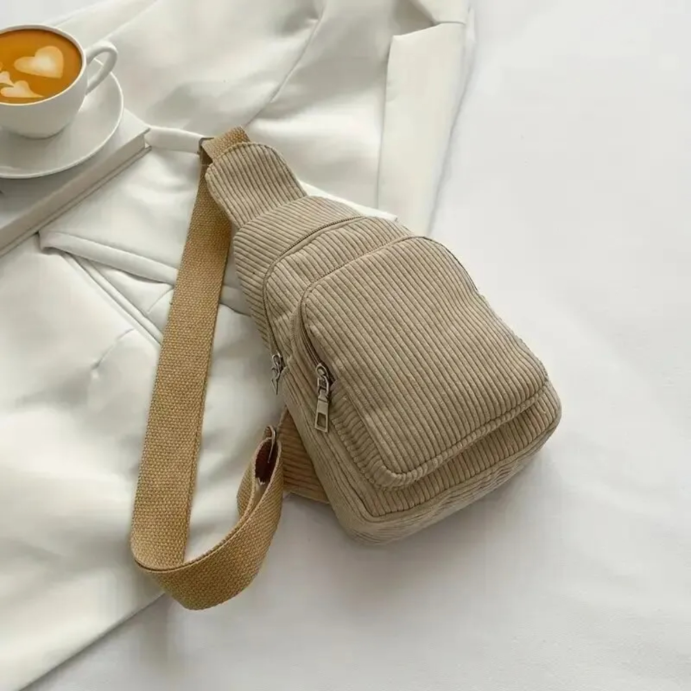Sling Backpack Shoulder - Sac à bandoulière Vintage en velours